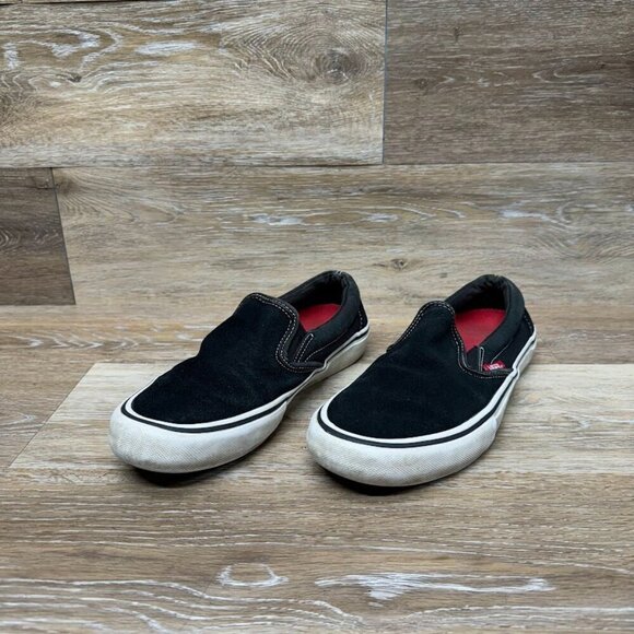 Vans Pro Ultracrush Black Canvas Slip On Sneaker Men's Size 7 - Picture 1 of 8